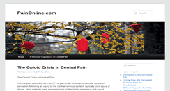 Desktop Screenshot of painonline.com